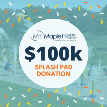 Maple Hill Splash Pad Donation 